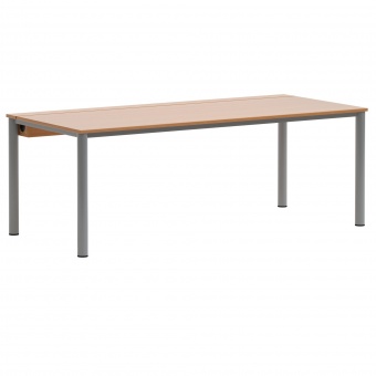 EDV-Tisch, 200x90 cm (B/T), 72 cm hoch, Holzkabelkanal mit Deckel, EDV-Tisch, 200x90 cm (B/T), 72 cm hoch, Holzkabelkanal mit Deckel,